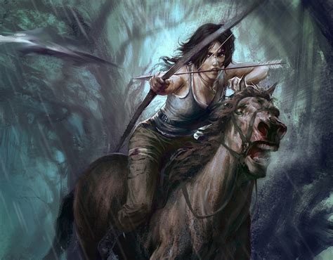 lara croft with horse porn|Lara Croft with horse (Episode 1